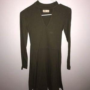 HOLLISTER Green Dress with cut out